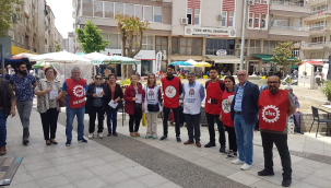 1 mayıs davetiye ve bildirileri dağıtıldı