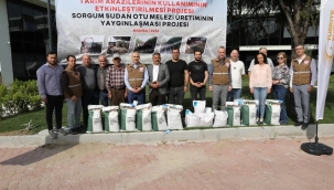 9 İlçede üreticilere sorgum tohumu dağıtımı yapıldı