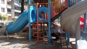 Ahmetli belediyesinin onarım ve çevre temzliği çalışmaları