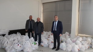 Alaşehir TSO yardım paketlerini dağıttı