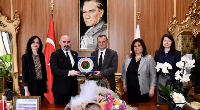 Baro yönetimi başkan Balaban'ı ziyaret etti