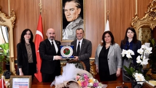 Baro yönetimi başkan Balaban'ı ziyaret etti