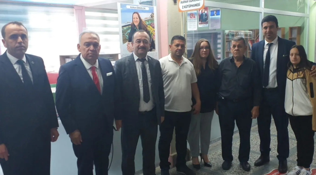 Başkan Aydın kütüphane açılışına katıldı