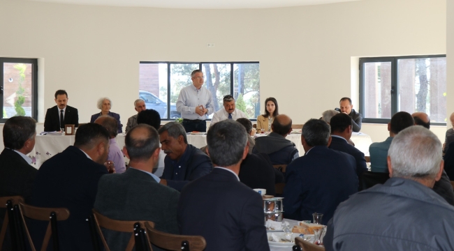 Başkan Büke muhtarlarla yapılan ve yapılacak işleri ele aldı