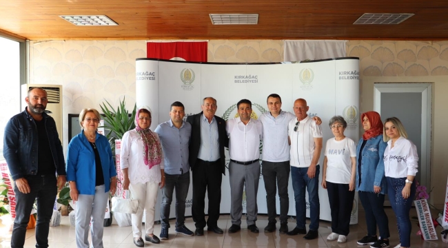 Başkan Dönmez'e ilk tebrik ziyareti CHP'den