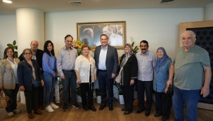 Başkan Dutlulu'ya tebrik ziyaretleri sürüyor