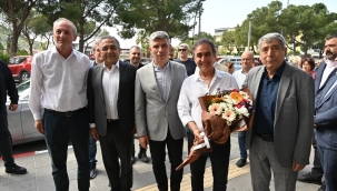 Başkan Okur AMED spor yönetimini ağırladı