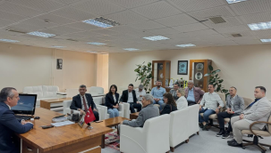 Başkan Okur kaymakamı ziyaret etti