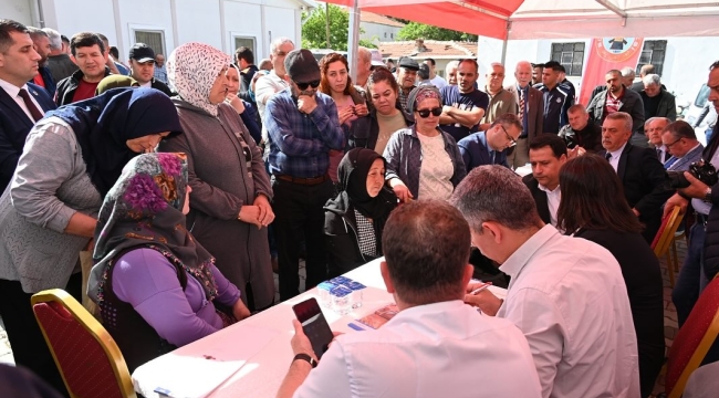 Başkan Okur mahalle buluşmalarında vatandaşla bir araya geldi 