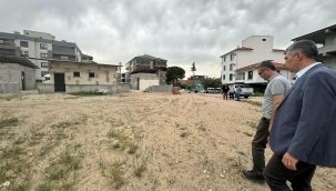 Başkan Okur saha çalışmalatını denetledi