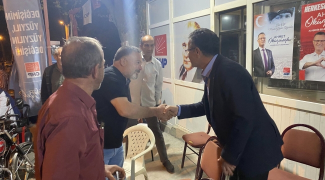 Başkan Öküzcüoğlu'dan , mahallelere teşekkür ziyareti