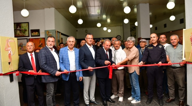 Başkanlar resim sergisini açtı