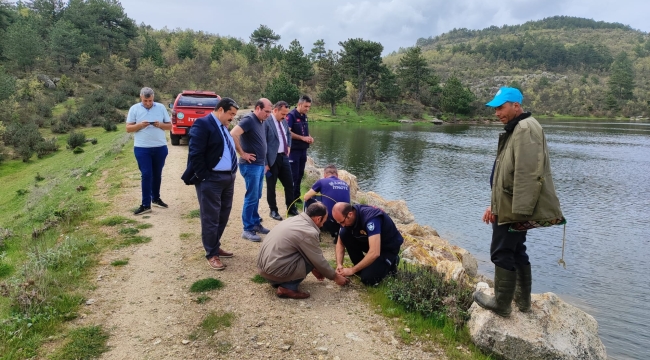 Belediye yazın tarımsal üretime su sağlayacak göletlerin bakımı tamamladı