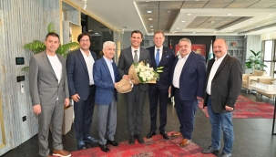 Borsa yönetimi başkan Zeyrek'i ziyaret etti