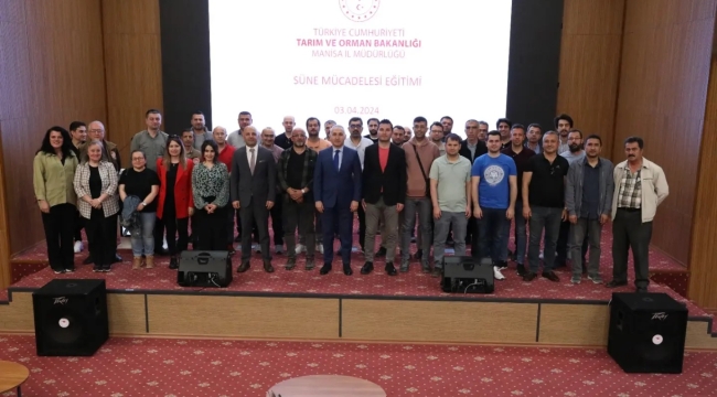 Buğdayda süne mücadelesi hizmet içi eğitimi yapıldı