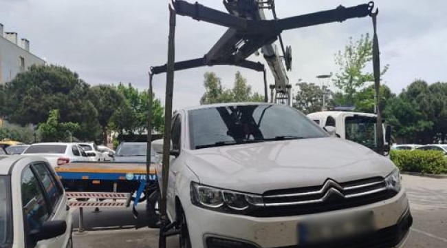 Engelli park yeri ihlali yapan araçlara ceza yağdı