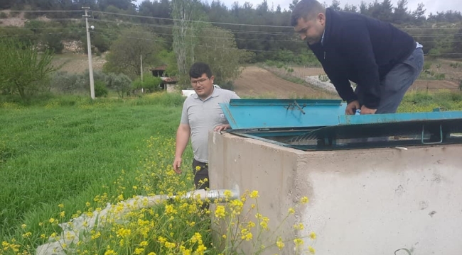  Gördes belediyesi Karayağcı göleti sulama projesi faaliyete geçirdi