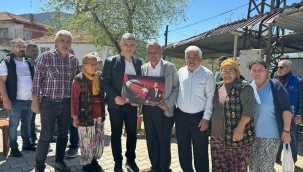 Hayırlara katılan başkan Okur halkla buluşuyor