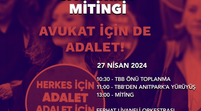 Herkes için adalet adalet için avukat