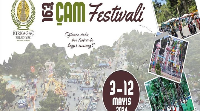 Kırkağaç çam festivali başlıyor
