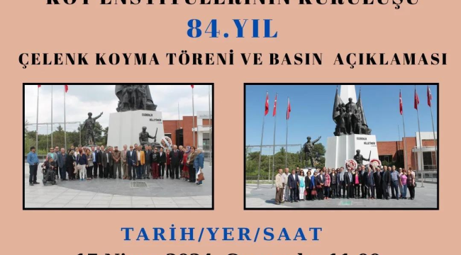 Köy enstitülerinin kuruluşunun 84.yıl