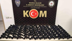 Manisa emniyetinin büyük başarısı:100 kaçak silah yakalandı