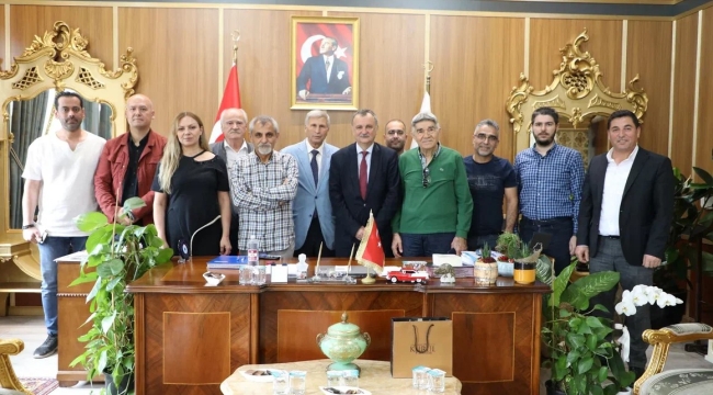 MGC yönetimi başkan Balaban'ı ziyaret etti