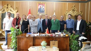 MGC yönetimi başkan Balaban'ı ziyaret etti