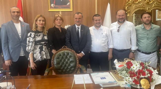 Mimarlar odası yönetimi başkan Balaban'ı ziyaret etti