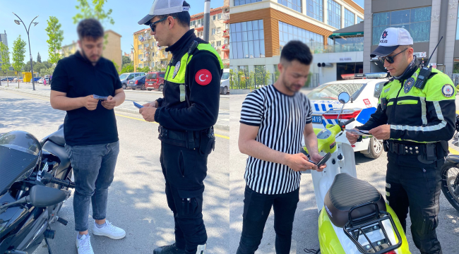 Motokuryelere trafik eğitimi