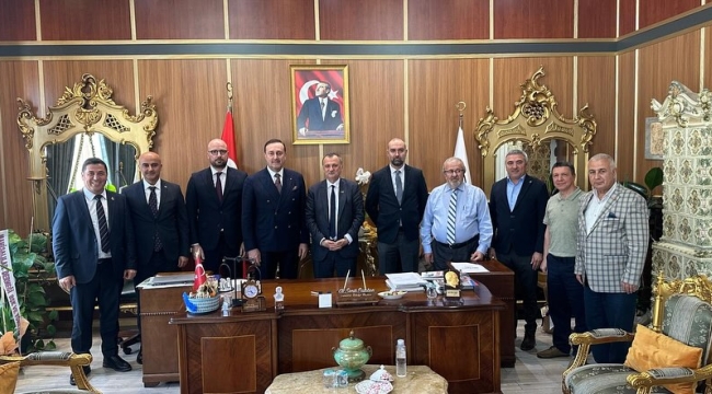 MUOSB yönetimi başkan Balaban'la bir araya geldi