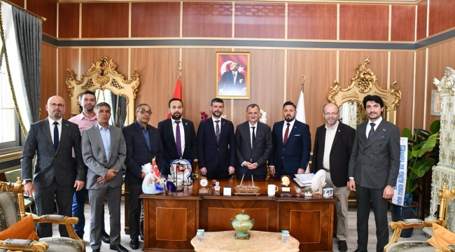 MÜSİAD yönetimi başkan Balaban'la görüştü