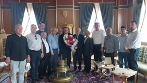 Oda başkanlarından başkan Balaban'a ziyaret