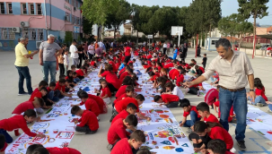 Öğrenciler 23 nisan duygularını resimle anlattı