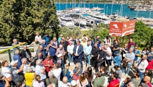 Sığacık'ta yat limanı protestosu: rant uğruna talana izin vermeyeceğiz