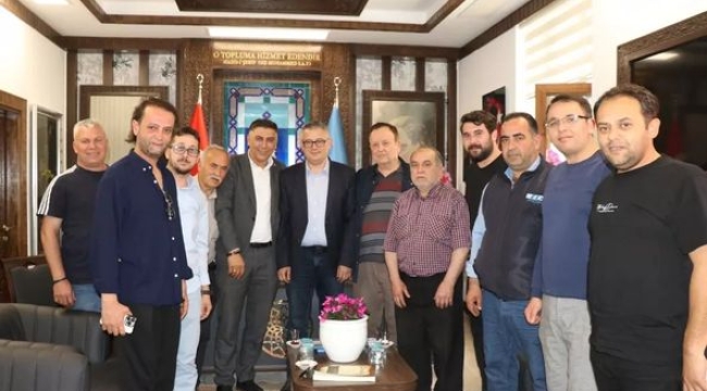 TSO yönetimi başkan Büke'yi ziyaret etti