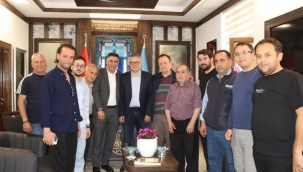 TSO yönetimi başkan Büke'yi ziyaret etti