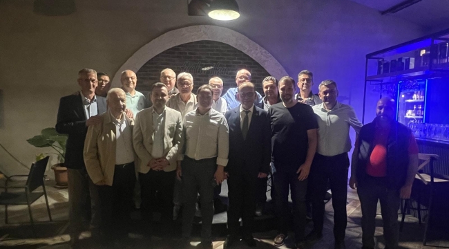 Tuğla kiremitçiler dernek yöneticileri başkan Akın'la buluştu