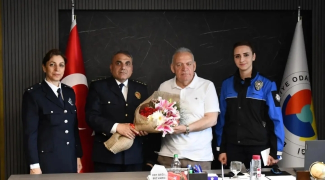 TUTSO başkanı Aydın polis gününü kutladı