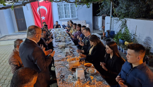 Vali Ünlü şehit ailesiyle orucunu açtı