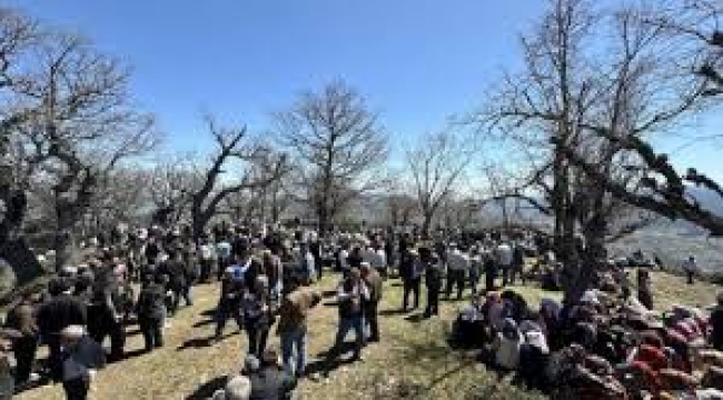 Yağmur duası için 12 koyun kesildi