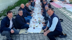 Yer sofrasına başkan Büke'de katıldı