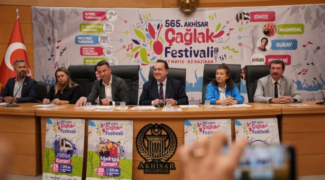 565.Akhisar çağlak festivalinde geri sayım başladı