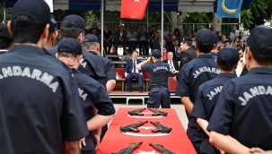 Asker olan engelliler için yemin töreni