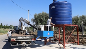 Avşar mahalleside su dolum istasyonuna kavuştu