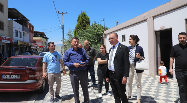 Başkan Akın yatırım alanlarını denetledi