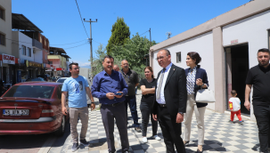 Başkan Akın yatırım alanlarını denetledi