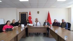 Başkan Akın ziyarete gelen dernek başkanlarıyla görüştü