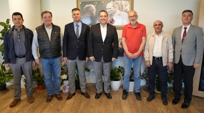 Başkan Dutlulu'ya tebrik ziyaretleri