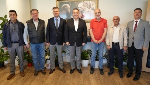 Başkan Dutlulu'ya tebrik ziyaretleri